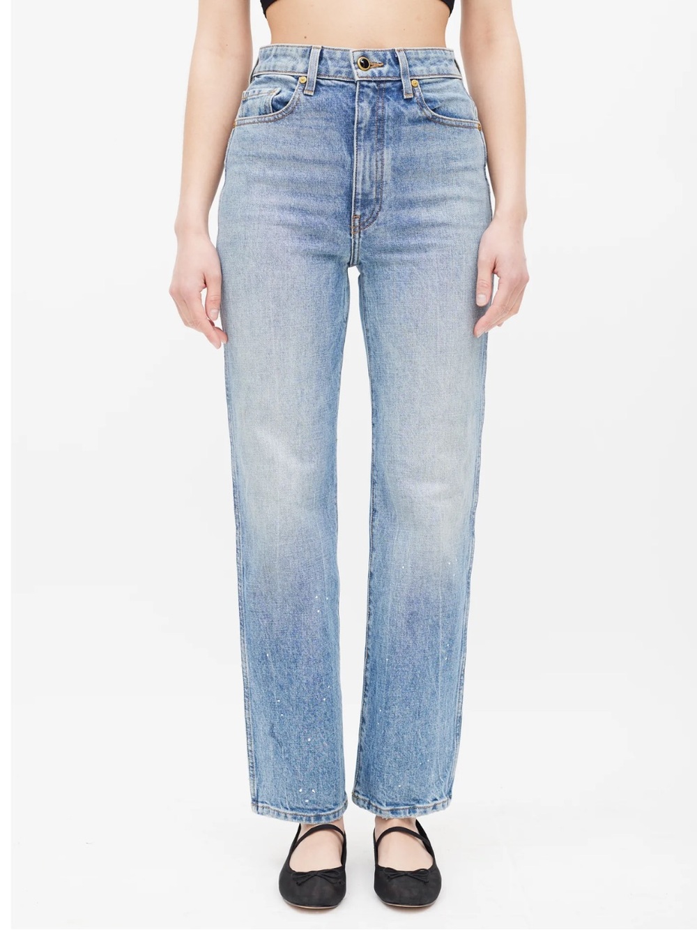 Khaite light wash Abigail jeans
